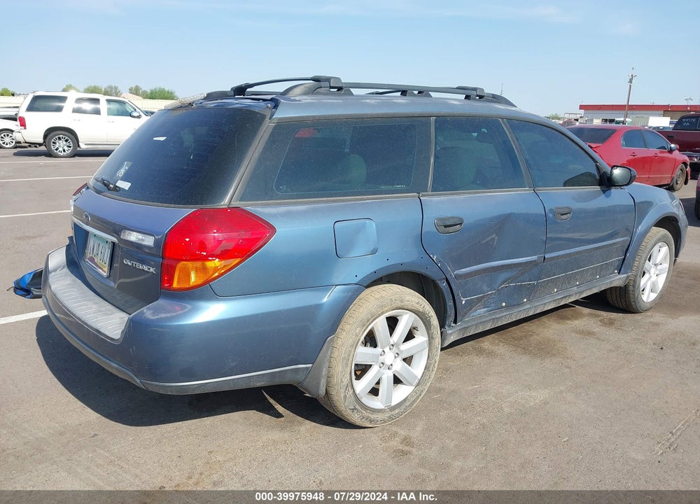 2006 SUBARU OUTBACK 2.5I VIN: 4S4BP61C667326848