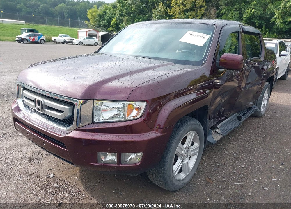 2011 HONDA RIDGELINE RTL VIN: 5FPYK1F54BB011410