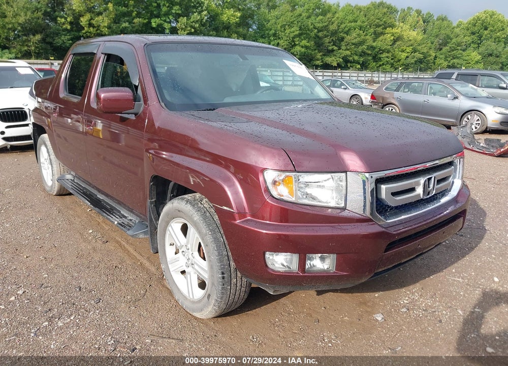 2011 HONDA RIDGELINE RTL VIN: 5FPYK1F54BB011410