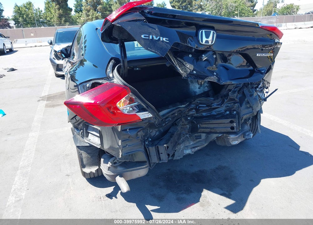 2016 HONDA CIVIC TOURING VIN: 19XFC1F98GE210652