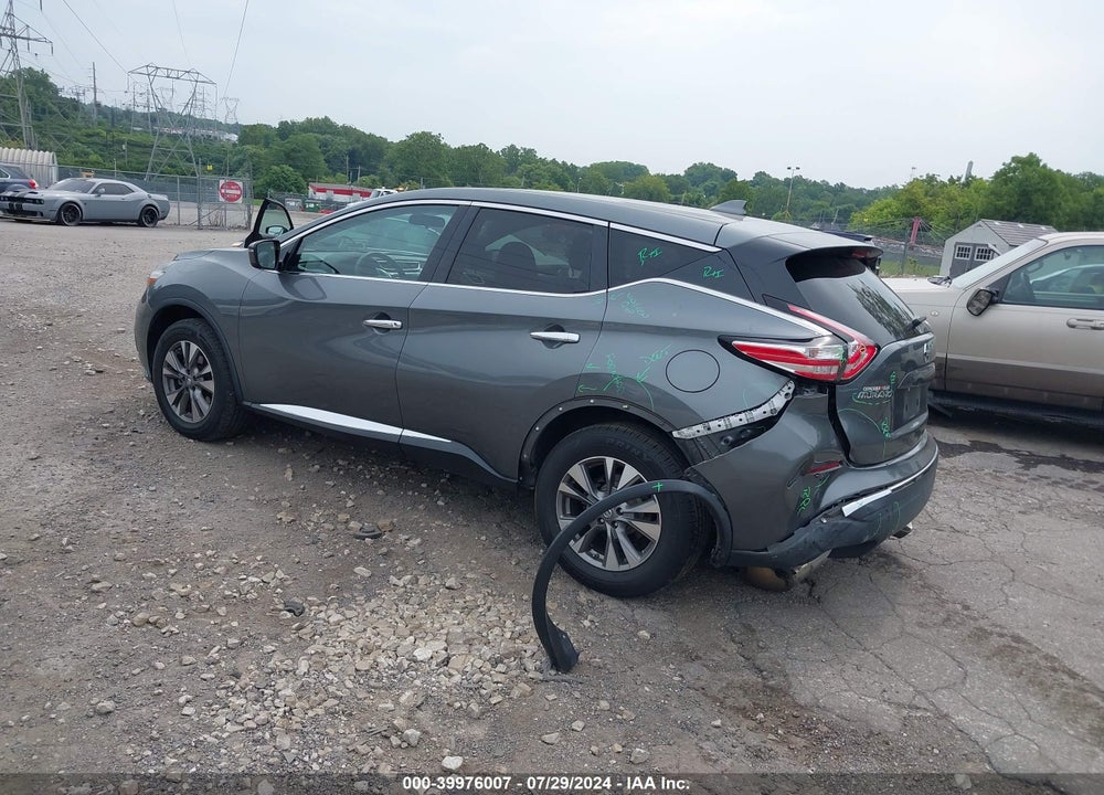 2018 NISSAN MURANO S VIN: 5N1AZ2MH7JN155022