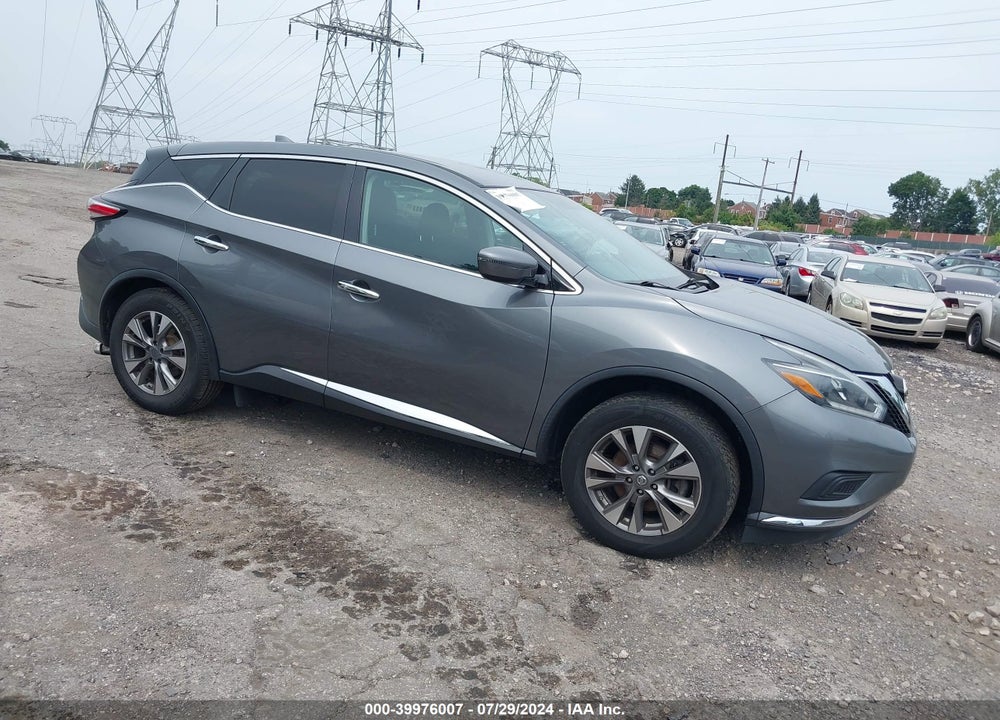 2018 NISSAN MURANO S VIN: 5N1AZ2MH7JN155022