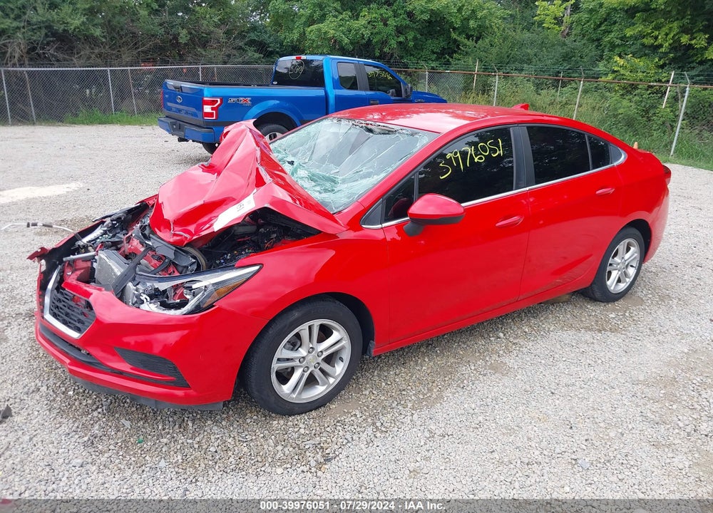 2017 CHEVROLET CRUZE LT AUTO VIN: 1G1BE5SM5H7182622