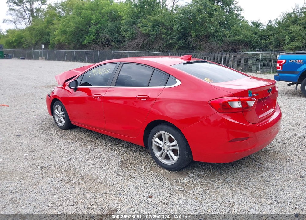 2017 CHEVROLET CRUZE LT AUTO VIN: 1G1BE5SM5H7182622