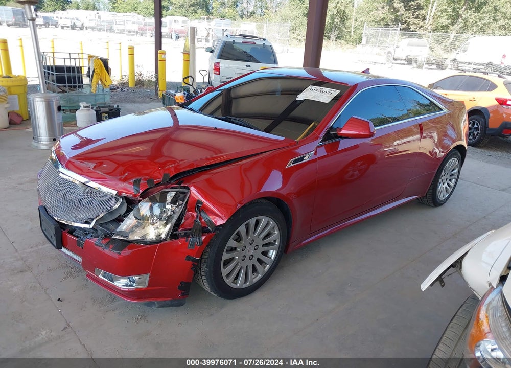 2011 CADILLAC CTS PERFORMANCE VIN: 1G6DL1ED6B0122460