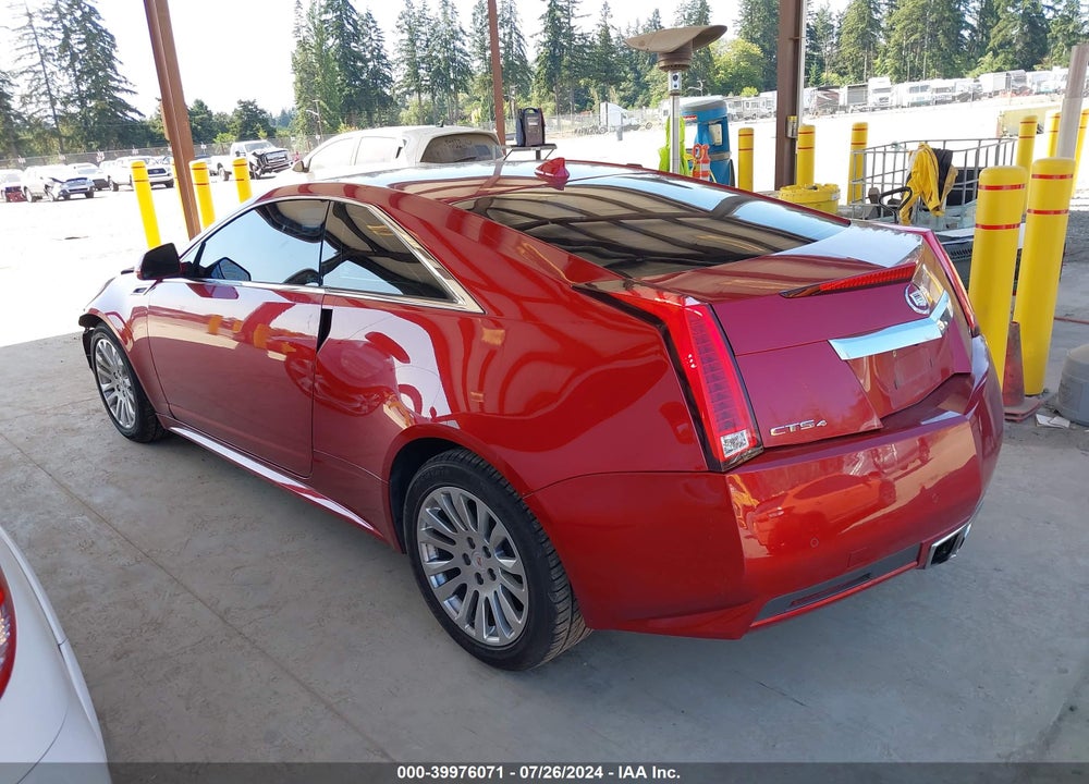 2011 CADILLAC CTS PERFORMANCE VIN: 1G6DL1ED6B0122460