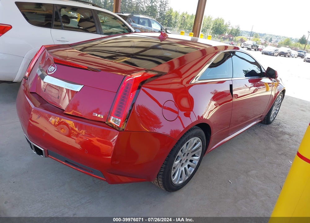 2011 CADILLAC CTS PERFORMANCE VIN: 1G6DL1ED6B0122460