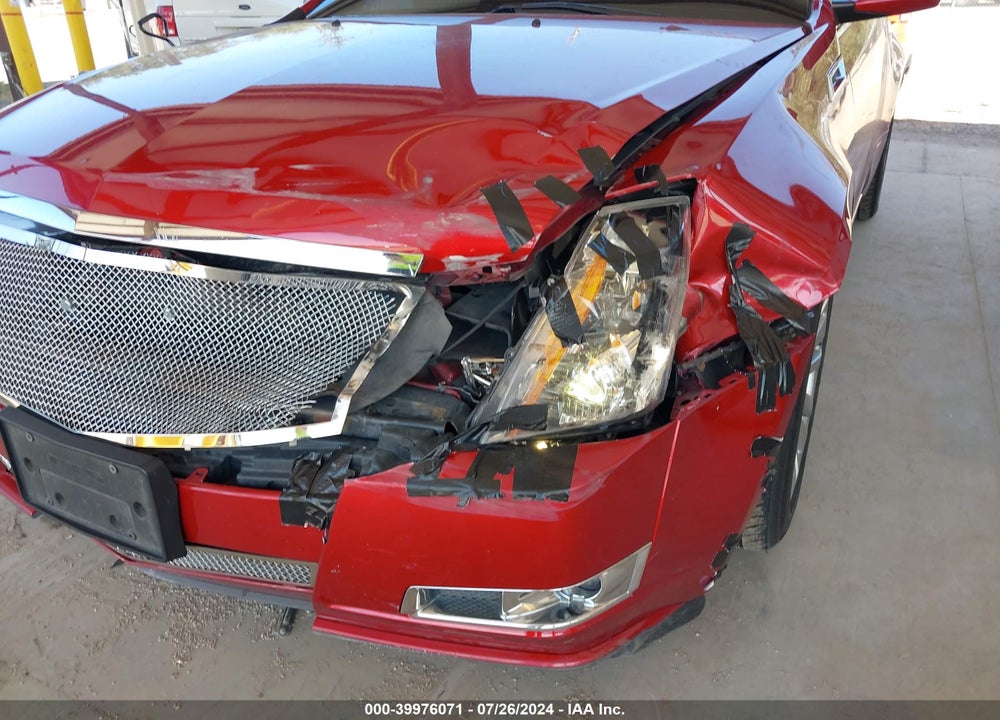 2011 CADILLAC CTS PERFORMANCE VIN: 1G6DL1ED6B0122460