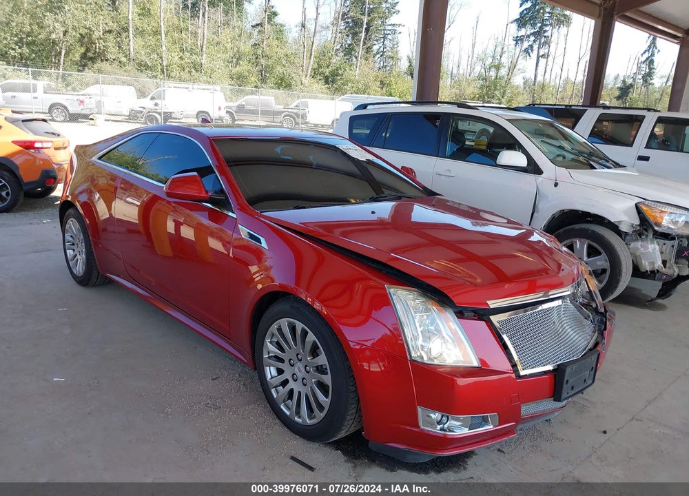2011 CADILLAC CTS PERFORMANCE VIN: 1G6DL1ED6B0122460