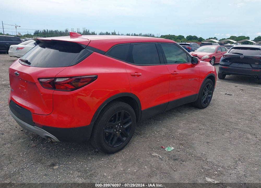 2021 CHEVROLET BLAZER FWD 1LT VIN: 3GNKBBRAXMS504474