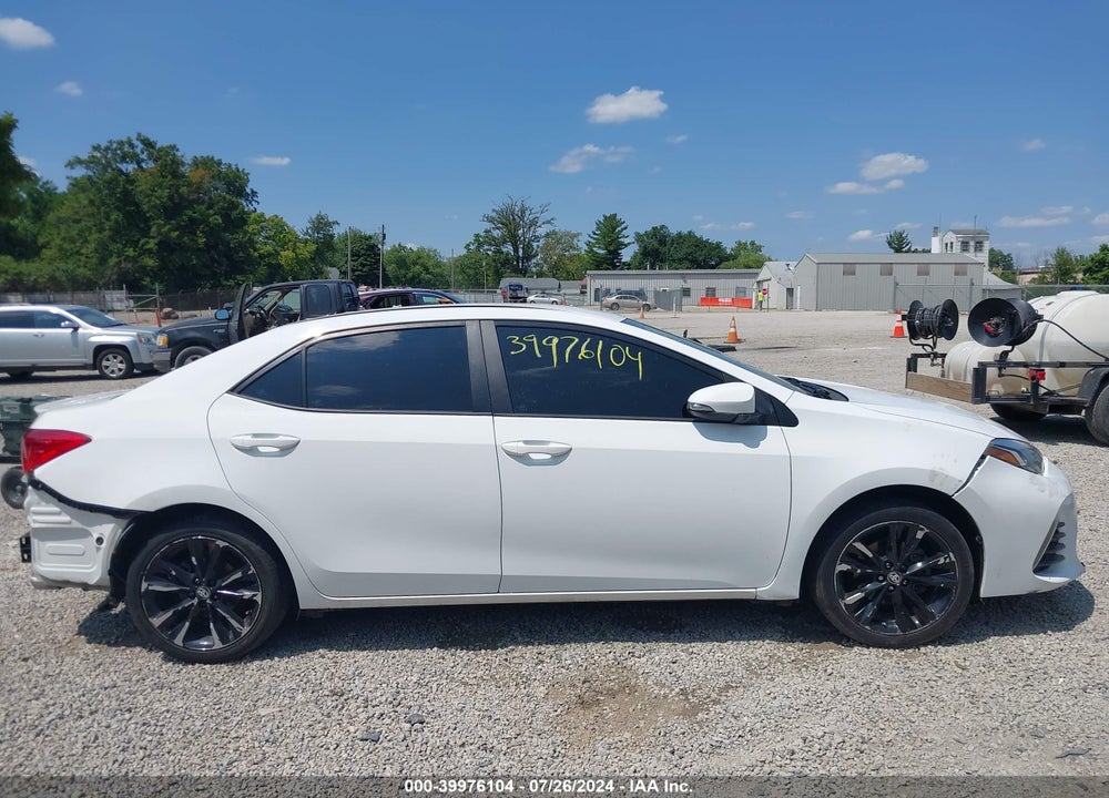 2018 TOYOTA COROLLA SE VIN: 2T1BURHE7JC029486