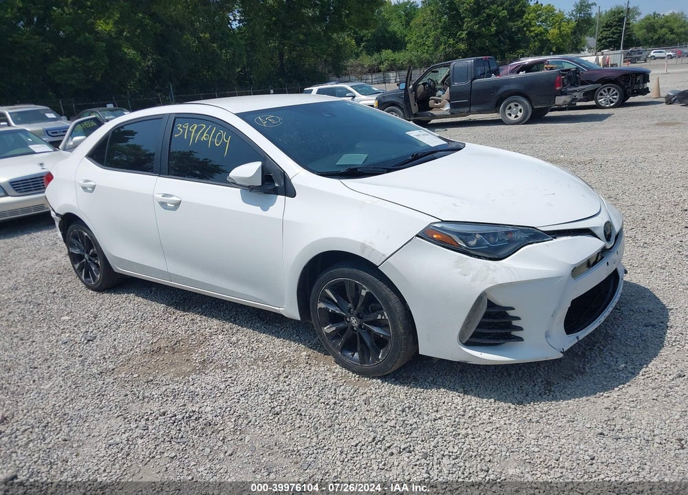 2018 TOYOTA COROLLA SE VIN: 2T1BURHE7JC029486