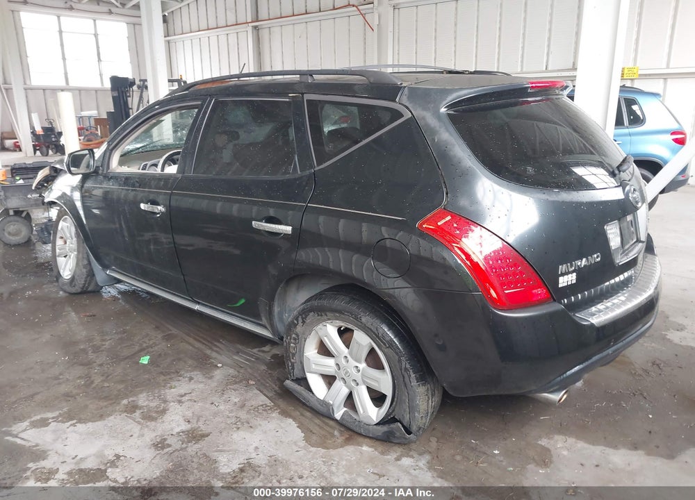 2007 NISSAN MURANO SL VIN: JN8AZ08W97W651609