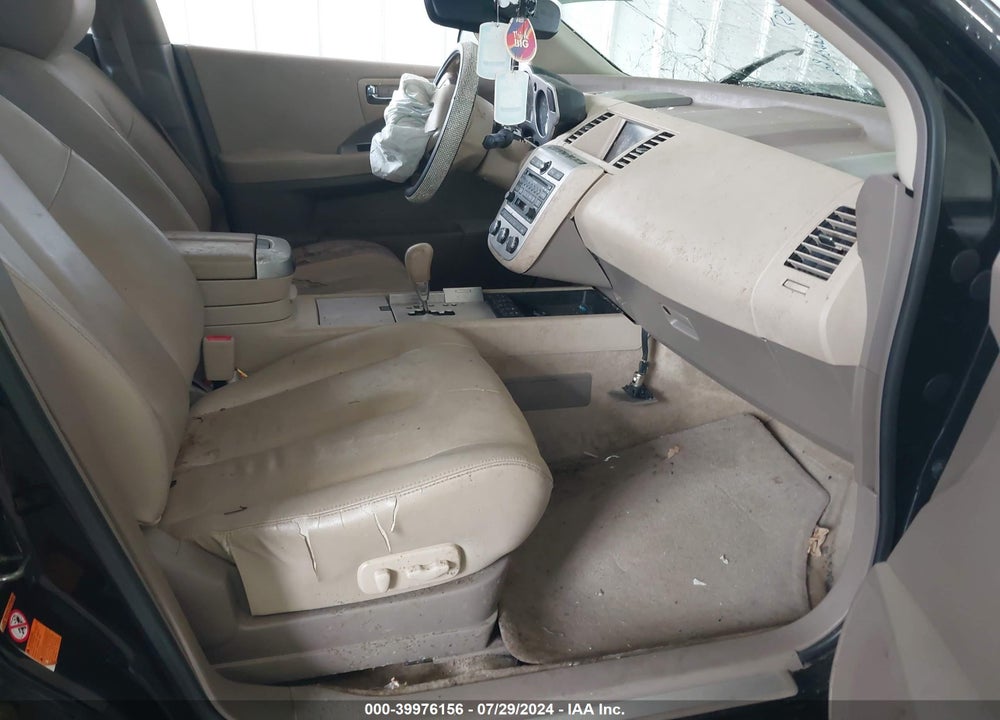 2007 NISSAN MURANO SL VIN: JN8AZ08W97W651609