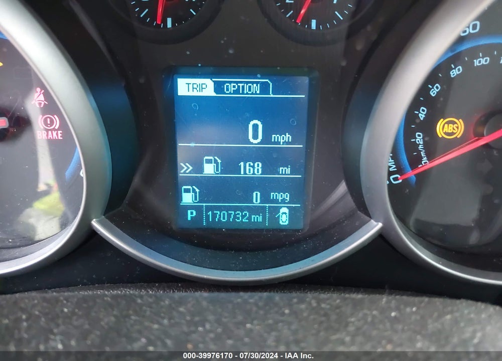 2014 CHEVROLET CRUZE 2LT AUTO VIN: 1G1PE5SBXE7119936
