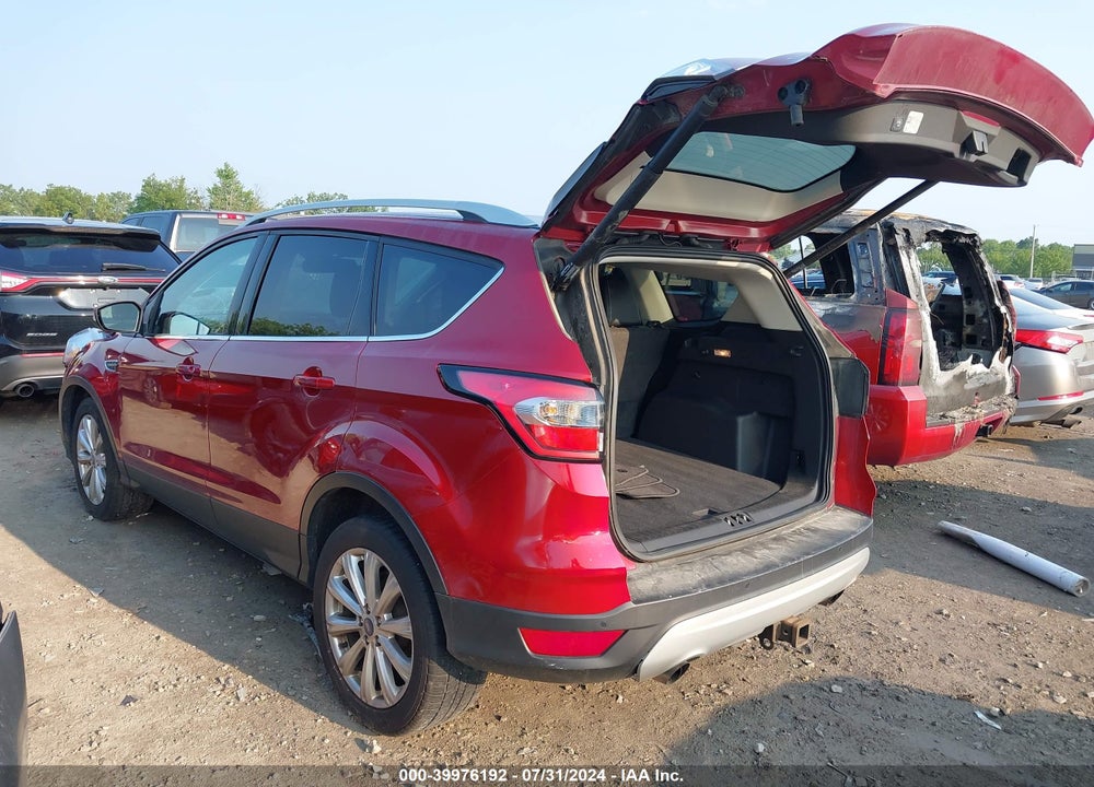 2017 FORD ESCAPE TITANIUM VIN: 1FMCU0J95HUB78338
