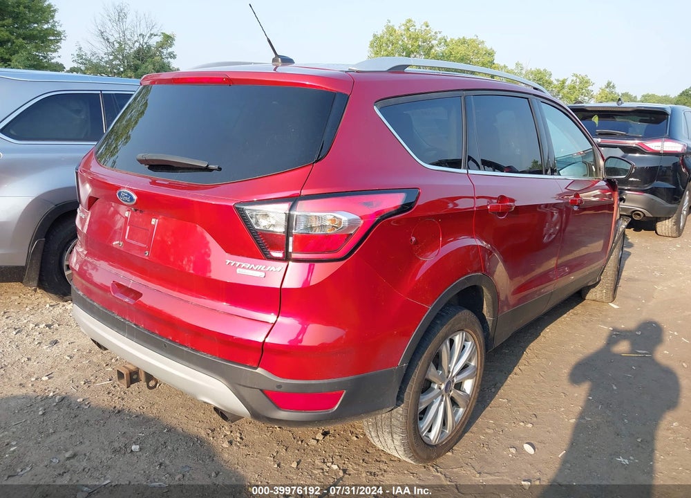 2017 FORD ESCAPE TITANIUM VIN: 1FMCU0J95HUB78338