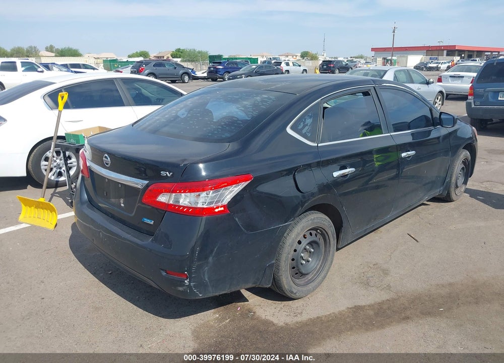 2013 NISSAN SENTRA SV VIN: 1N4AB7AP0DN905436