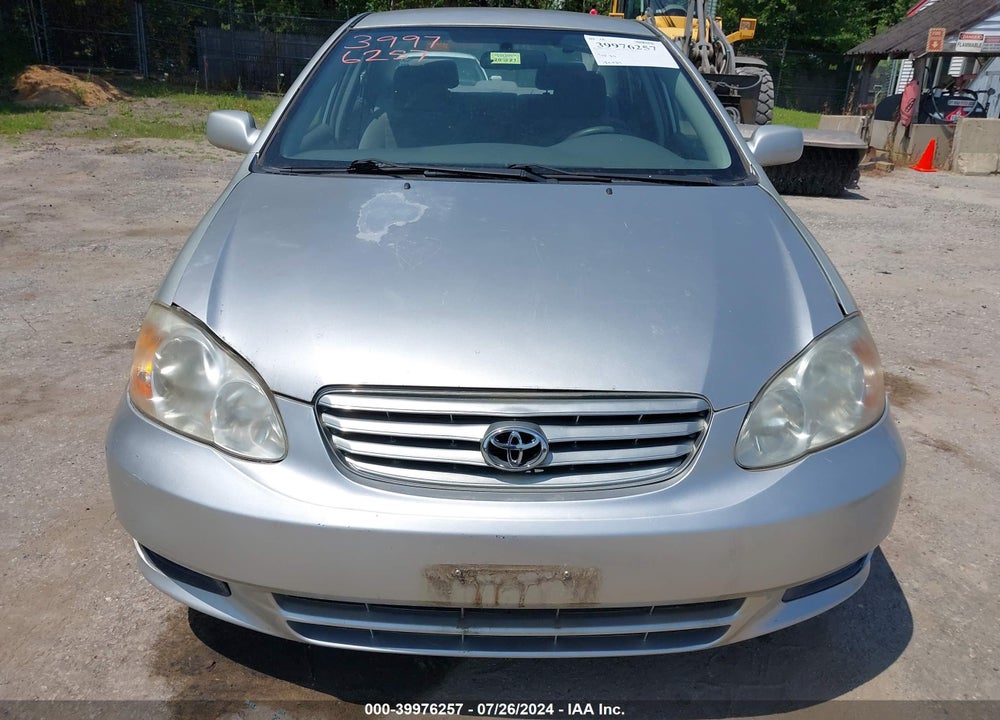 2003 TOYOTA COROLLA CE/LE/SPORT VIN: 2T1BR32E43C707122