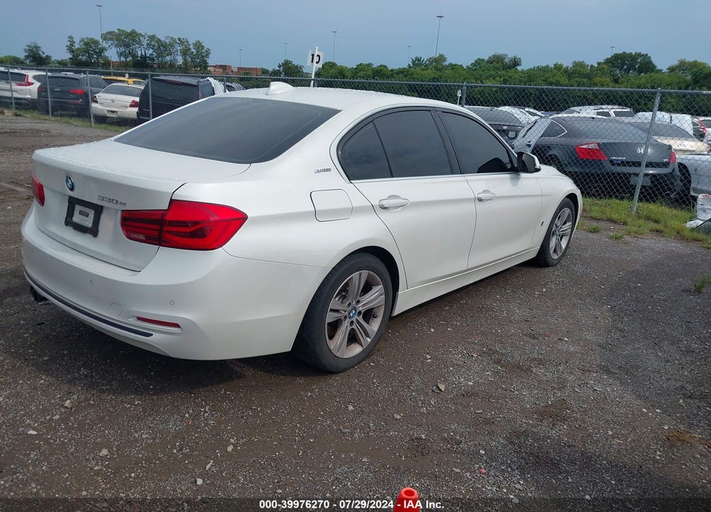 2017 BMW 330E IPERFORMANCE VIN: WBA8E1C39HA156573