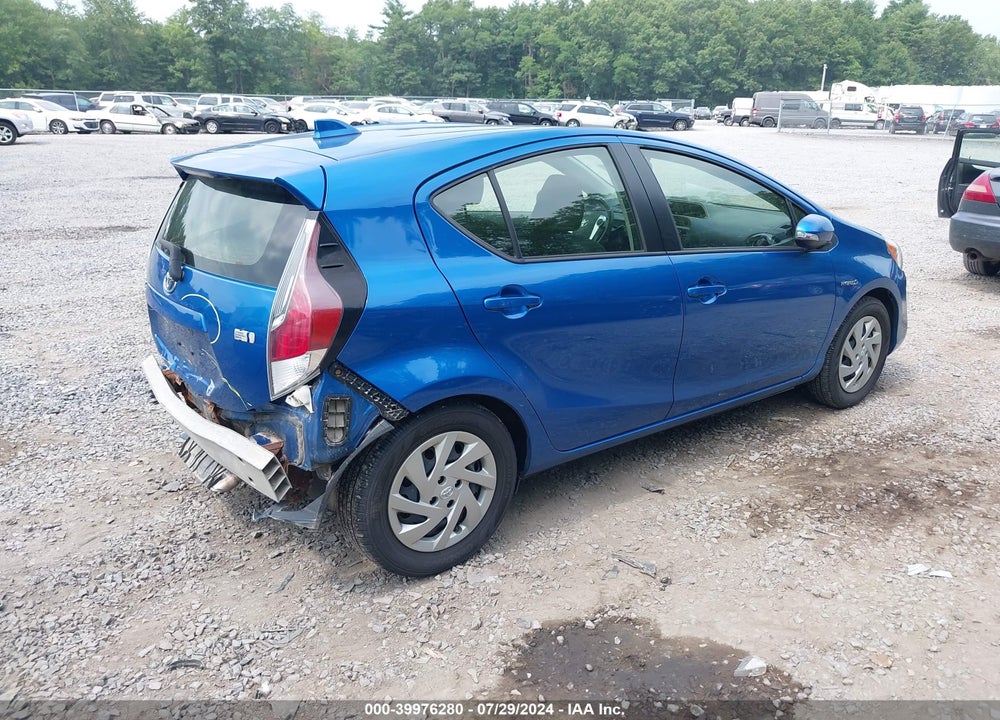 2015 TOYOTA PRIUS C FOUR/ONE/THREE/TWO VIN: JTDKDTB37F1579741