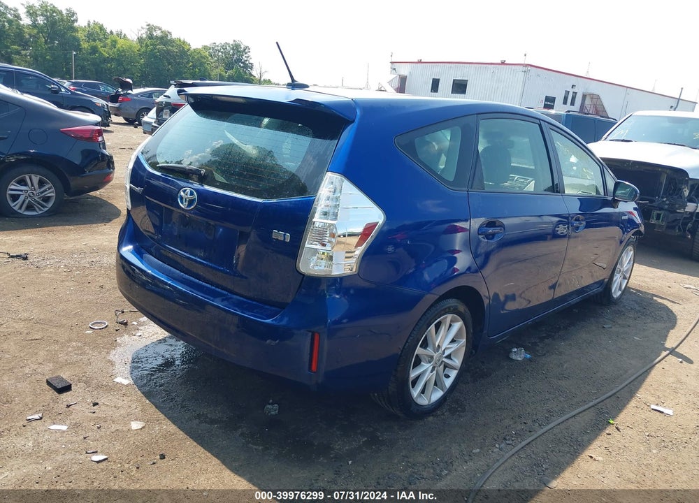 2012 TOYOTA PRIUS V FIVE VIN: JTDZN3EU6C3047722