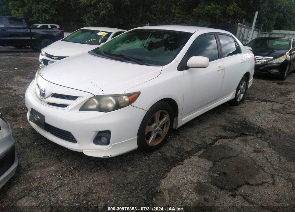 2011 TOYOTA COROLLA S VIN: 2T1BU4EE9BC636501