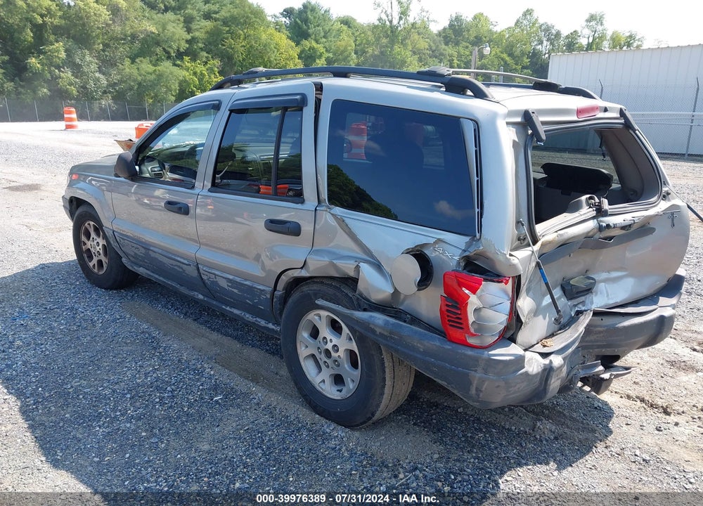 2000 JEEP GRAND CHEROKEE LAREDO VIN: 1J4GW48S1YC361803