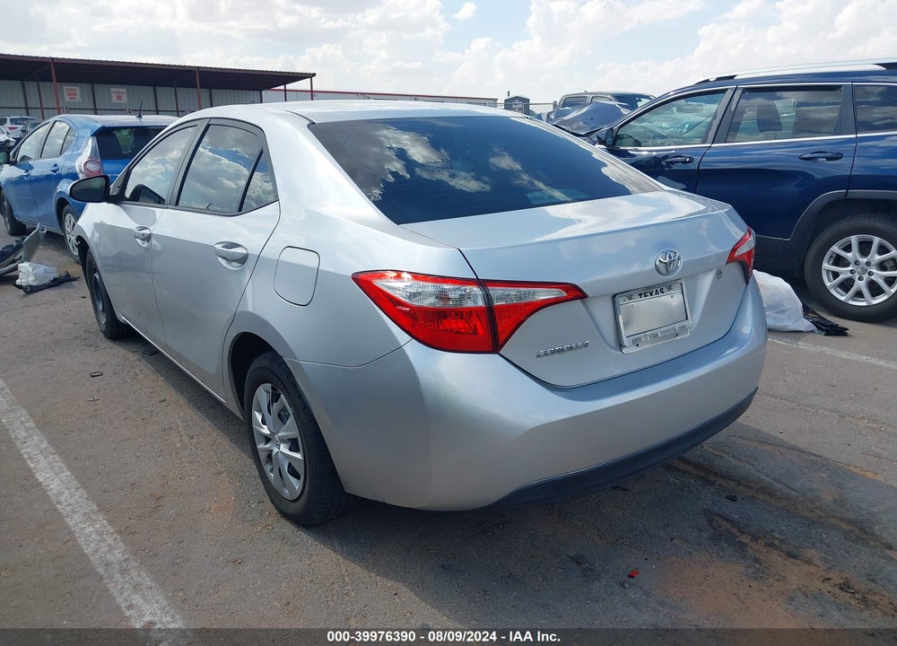 2016 TOYOTA COROLLA VIN: 5YFBURHE8GP409090