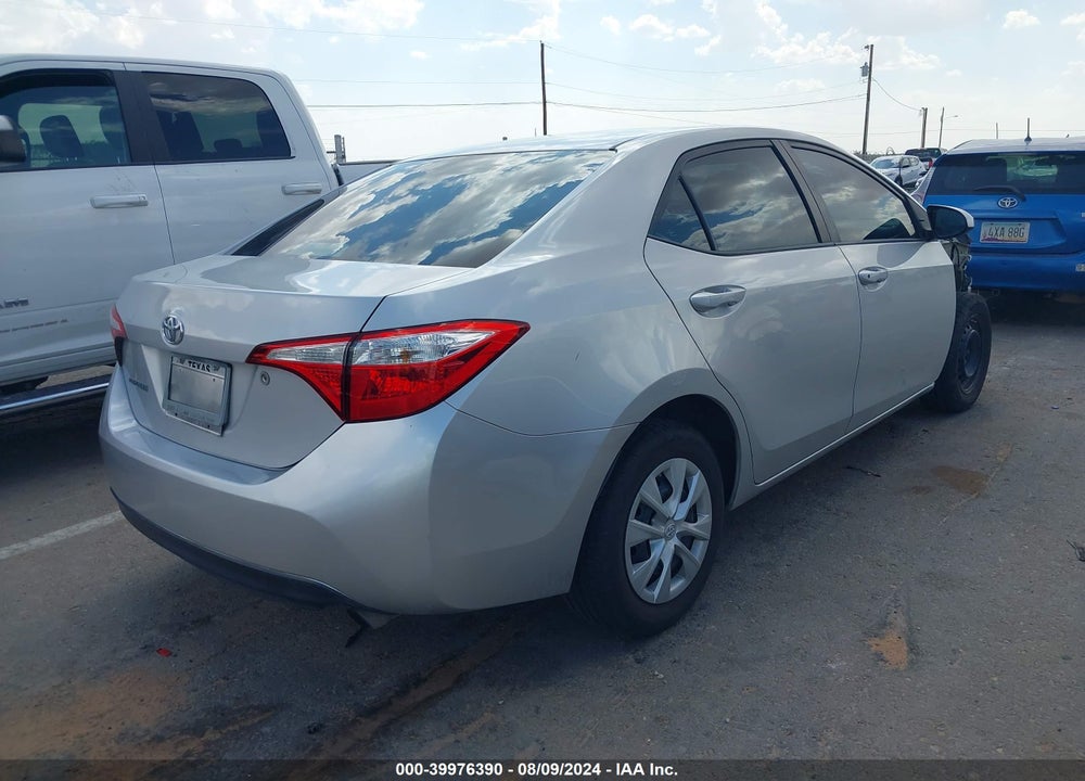 2016 TOYOTA COROLLA VIN: 5YFBURHE8GP409090