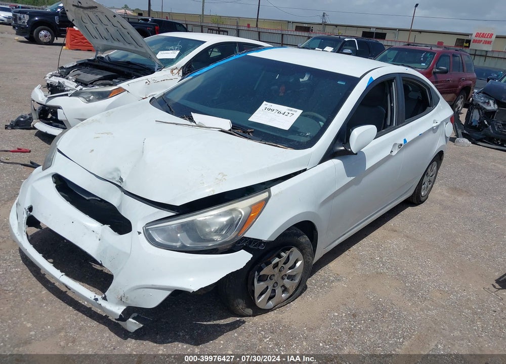 2016 HYUNDAI ACCENT SE VIN: KMHCT4AEXGU031566