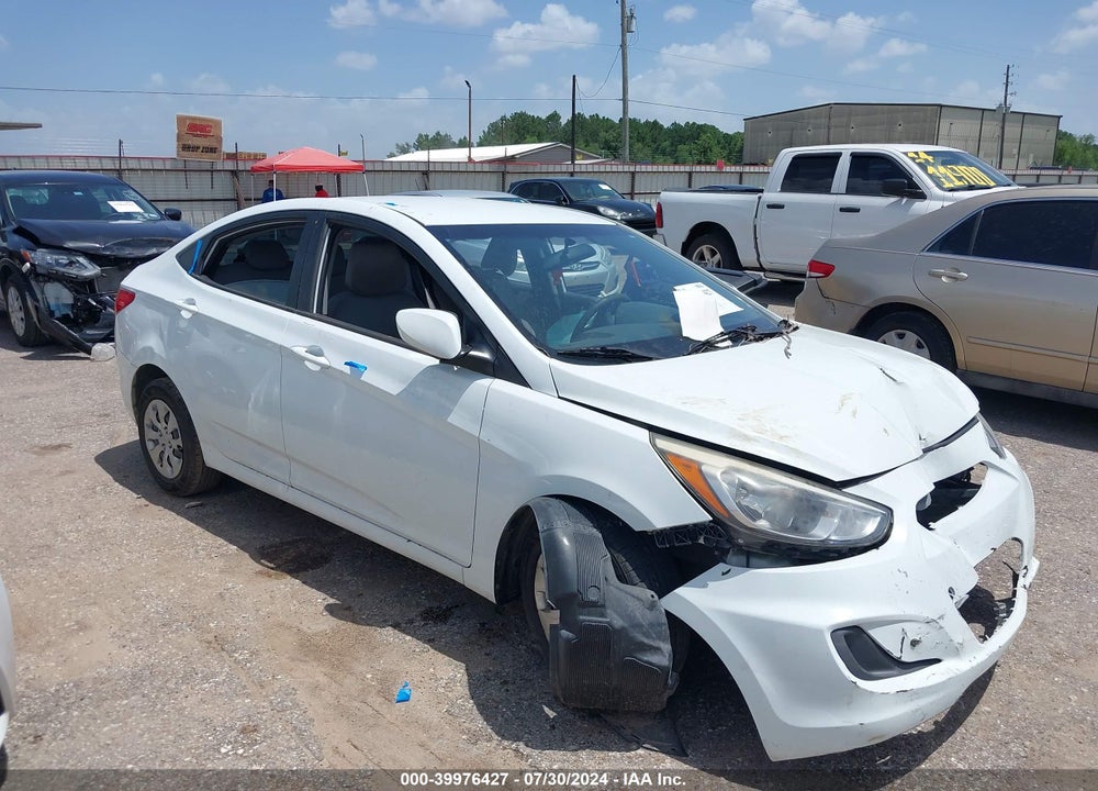 2016 HYUNDAI ACCENT SE VIN: KMHCT4AEXGU031566