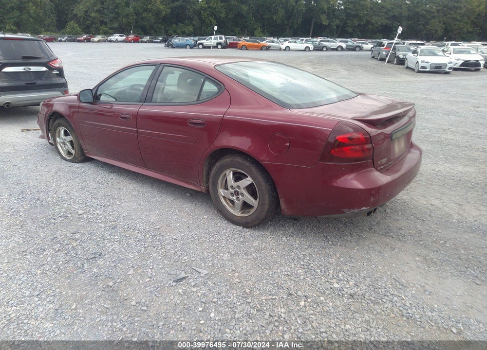 2004 PONTIAC GRAND PRIX GT2 VIN: 2G2WS522941256703