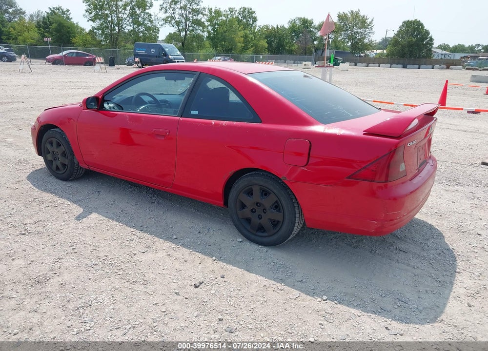 2002 HONDA CIVIC EX VIN: 1HGEM22972L094835
