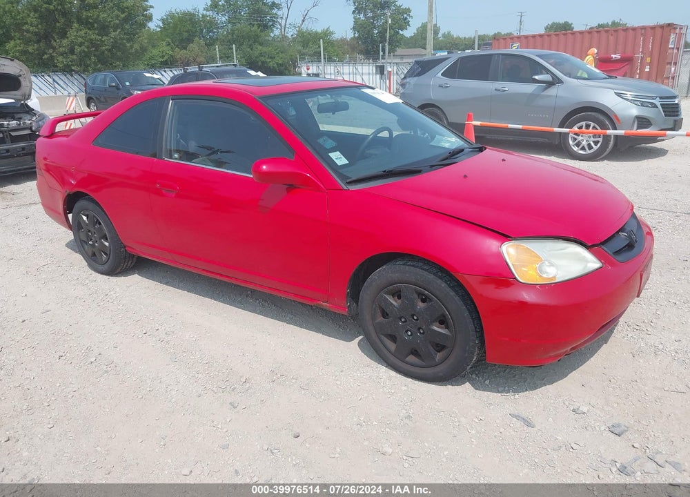 2002 HONDA CIVIC EX VIN: 1HGEM22972L094835