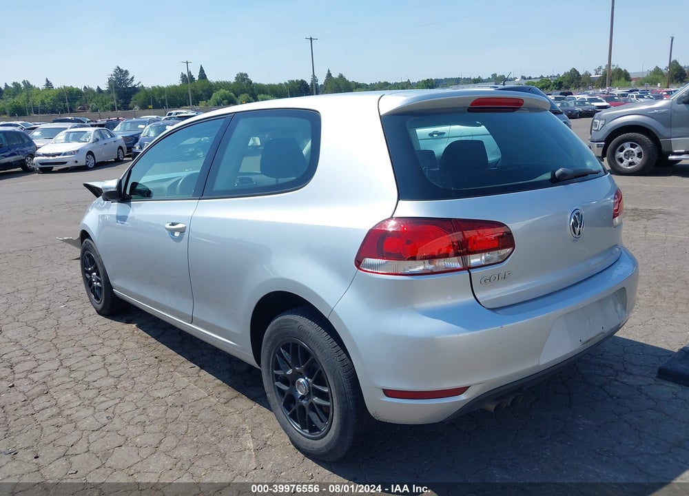 2013 VOLKSWAGEN GOLF 2.5L 2-DOOR VIN: WVWAB7AJ0DW118499