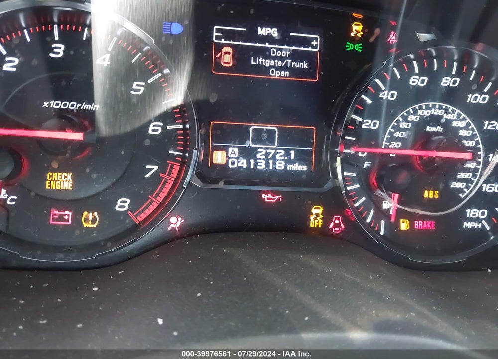 2020 SUBARU WRX PREMIUM VIN: JF1VA1C69L9814601