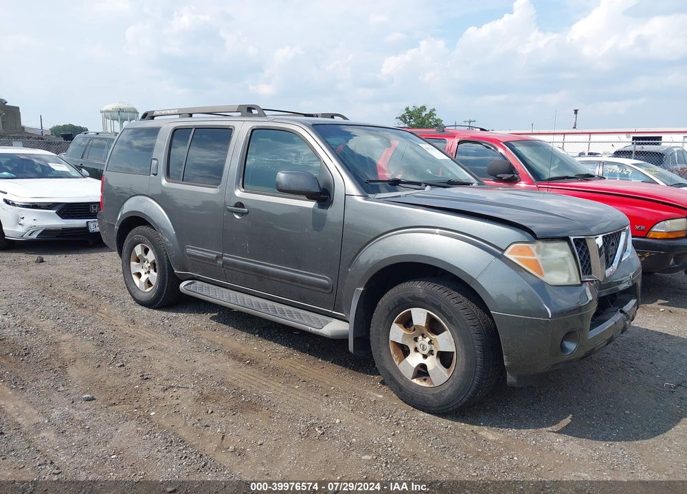 2007 NISSAN PATHFINDER SE VIN: 5N1AR18W37C644072