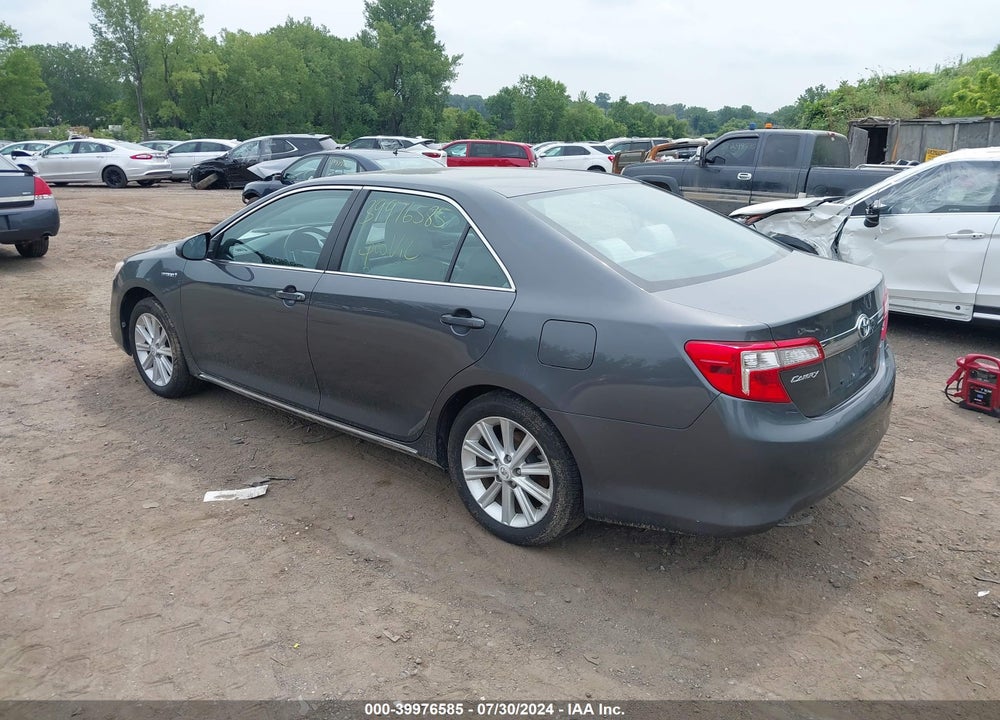 2012 TOYOTA CAMRY HYBRID XLE VIN: 4T1BD1FKXCU026769