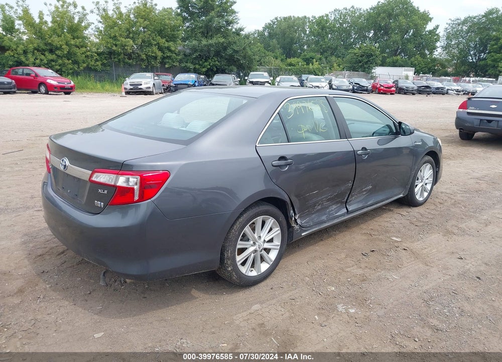 2012 TOYOTA CAMRY HYBRID XLE VIN: 4T1BD1FKXCU026769
