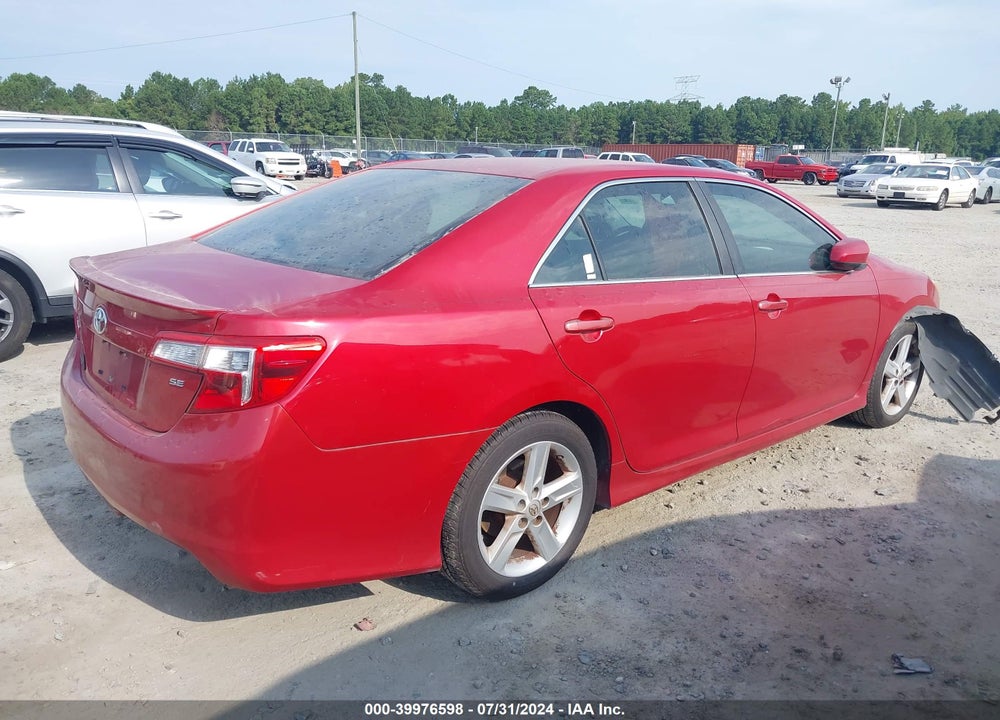 2013 TOYOTA CAMRY SE VIN: 4T1BF1FK1DU712582