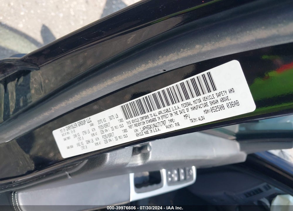 2010 JEEP LIBERTY LIMITED VIN: 1J4PN5GK1AW171787