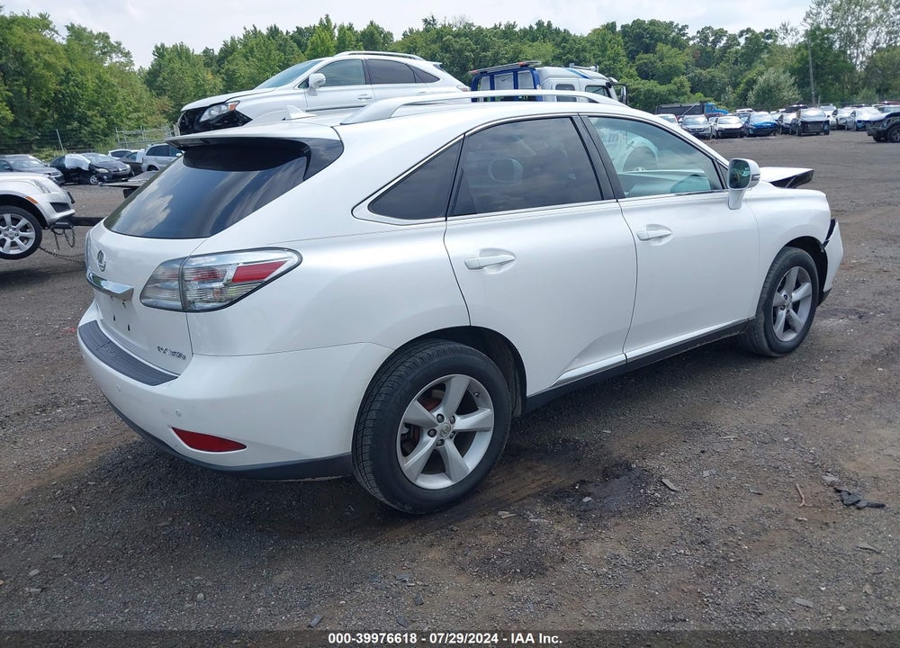 2012 LEXUS RX 350 VIN: 2T2BK1BAXCC132087