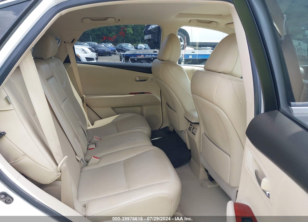 2012 LEXUS RX 350 VIN: 2T2BK1BAXCC132087