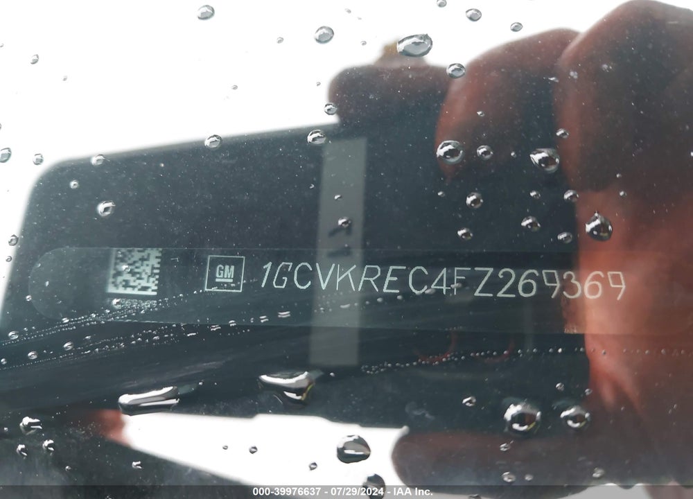 2015 CHEVROLET SILVERADO 1500 LT VIN: 1GCVKREC4FZ269369