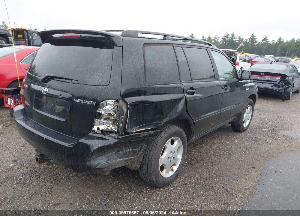 2005 TOYOTA HIGHLANDER LIMITED V6 VIN: JTEEP21A250096432