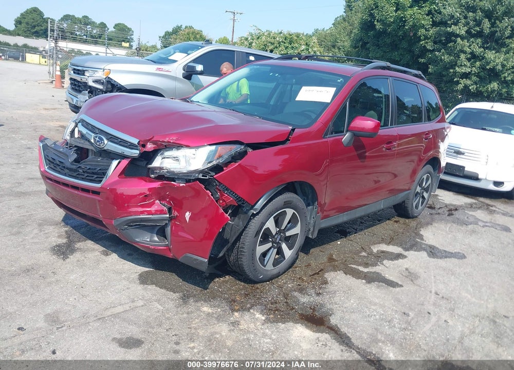 2018 SUBARU FORESTER 2.5I PREMIUM VIN: JF2SJAEC4JH525744