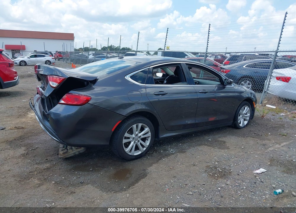 2016 CHRYSLER 200 LIMITED VIN: 1C3CCCAB9GN145495