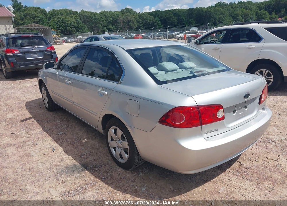 2007 KIA OPTIMA LX VIN: KNAGE123375148893