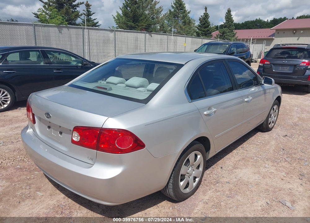 2007 KIA OPTIMA LX VIN: KNAGE123375148893
